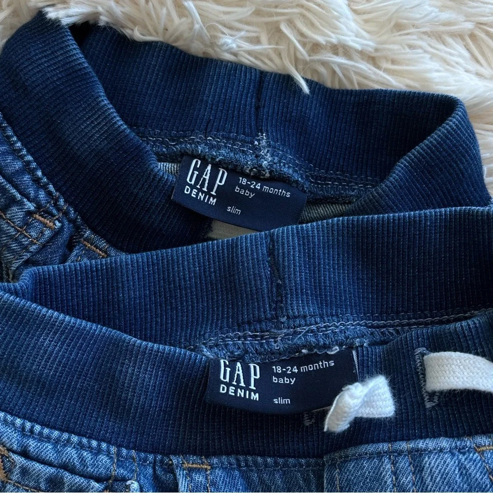 Baby Gap Slim Pull on Jeans Bundle 18/24 months